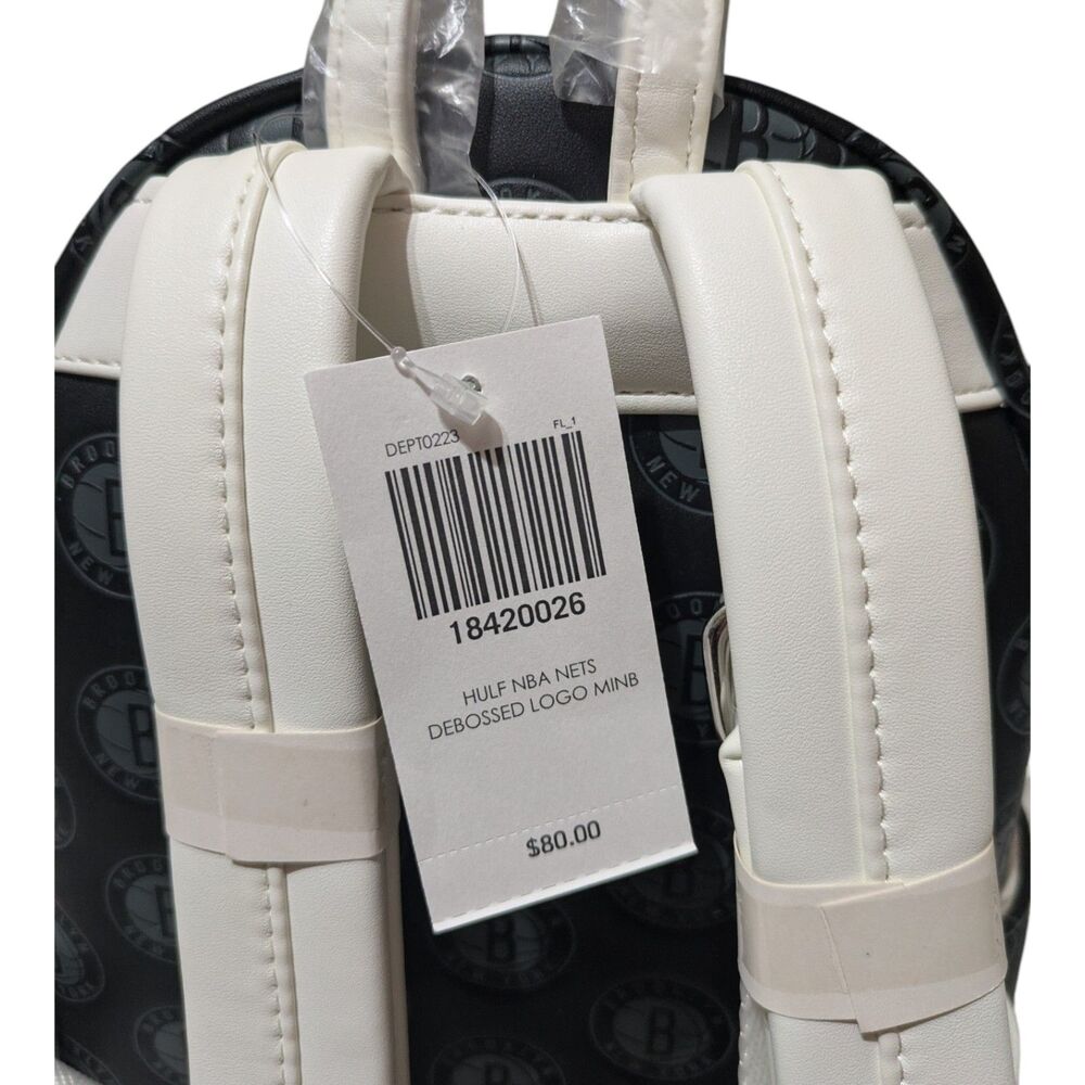 Loungefly Brooklyn Nets Mini Backpack Debossed Lo… - image 5